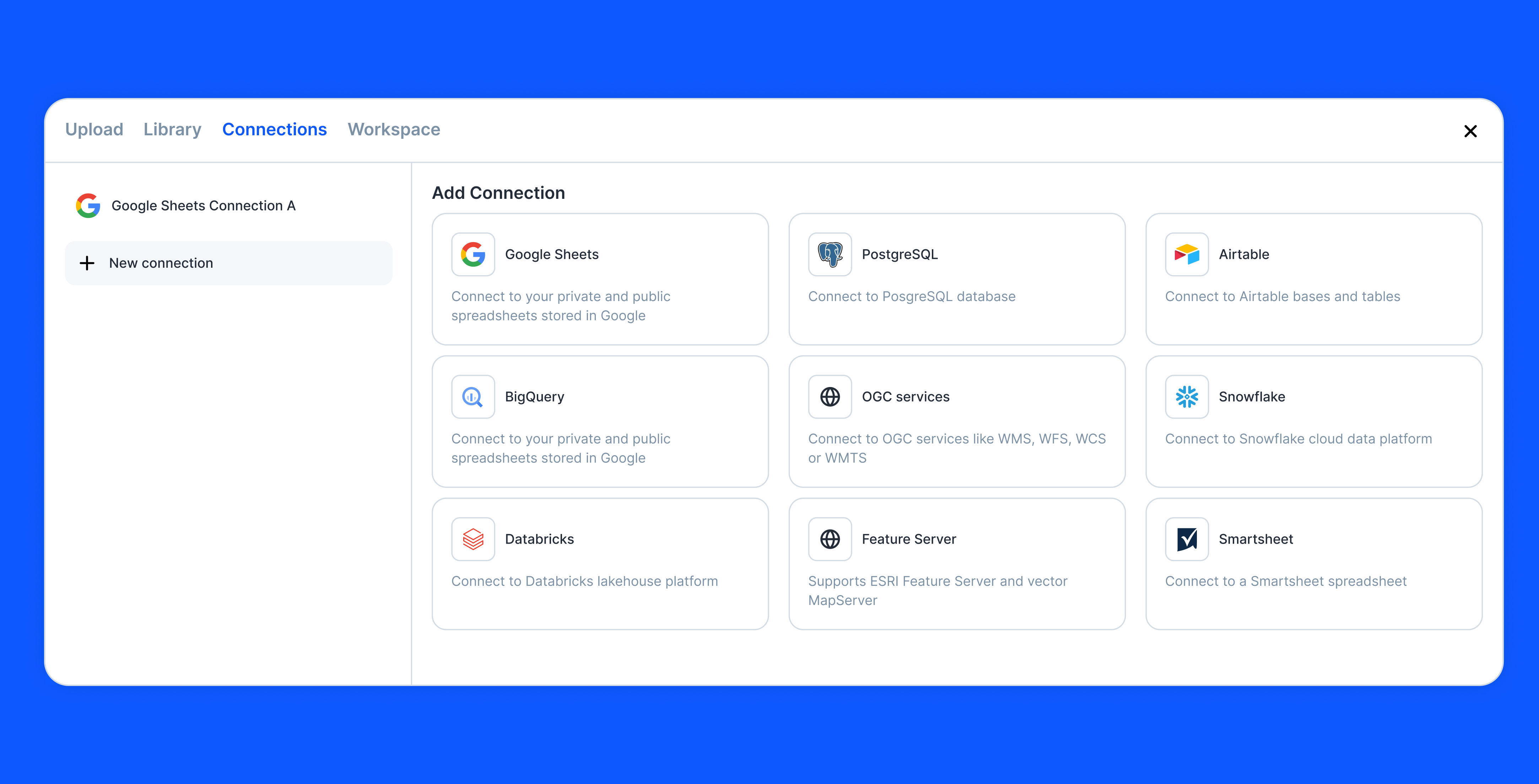 Redesigned connections