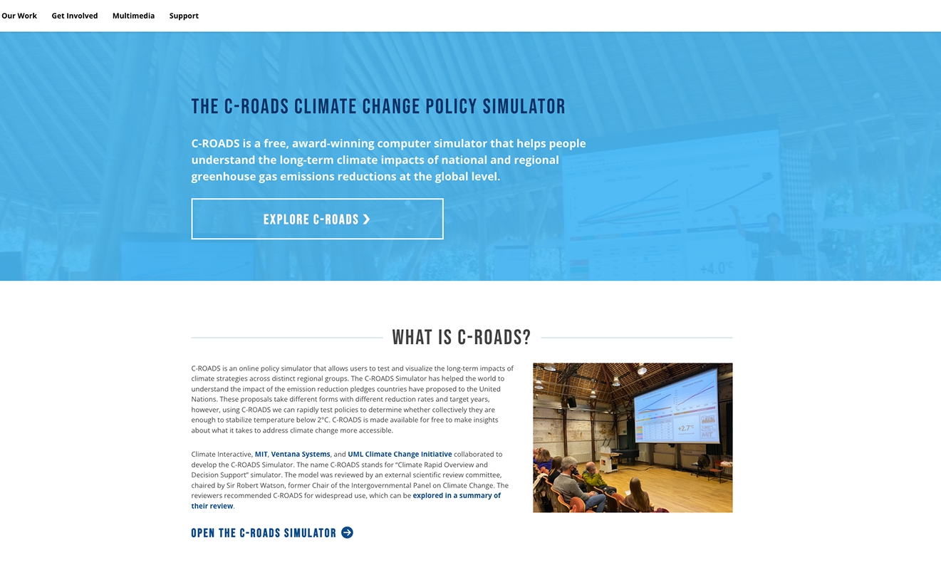 Climate Interactive C-ROADS