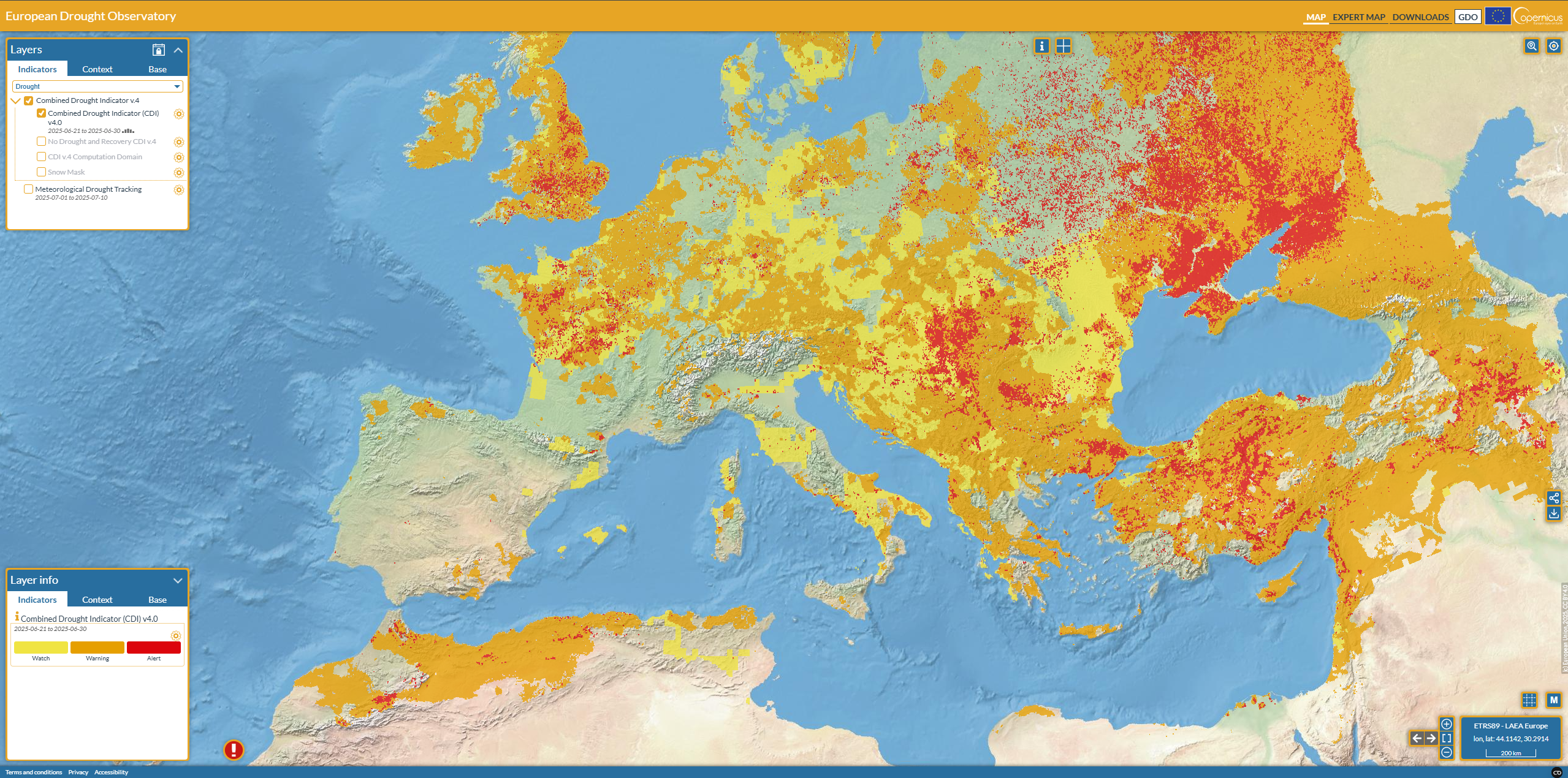 EPO - European Drought Observatory