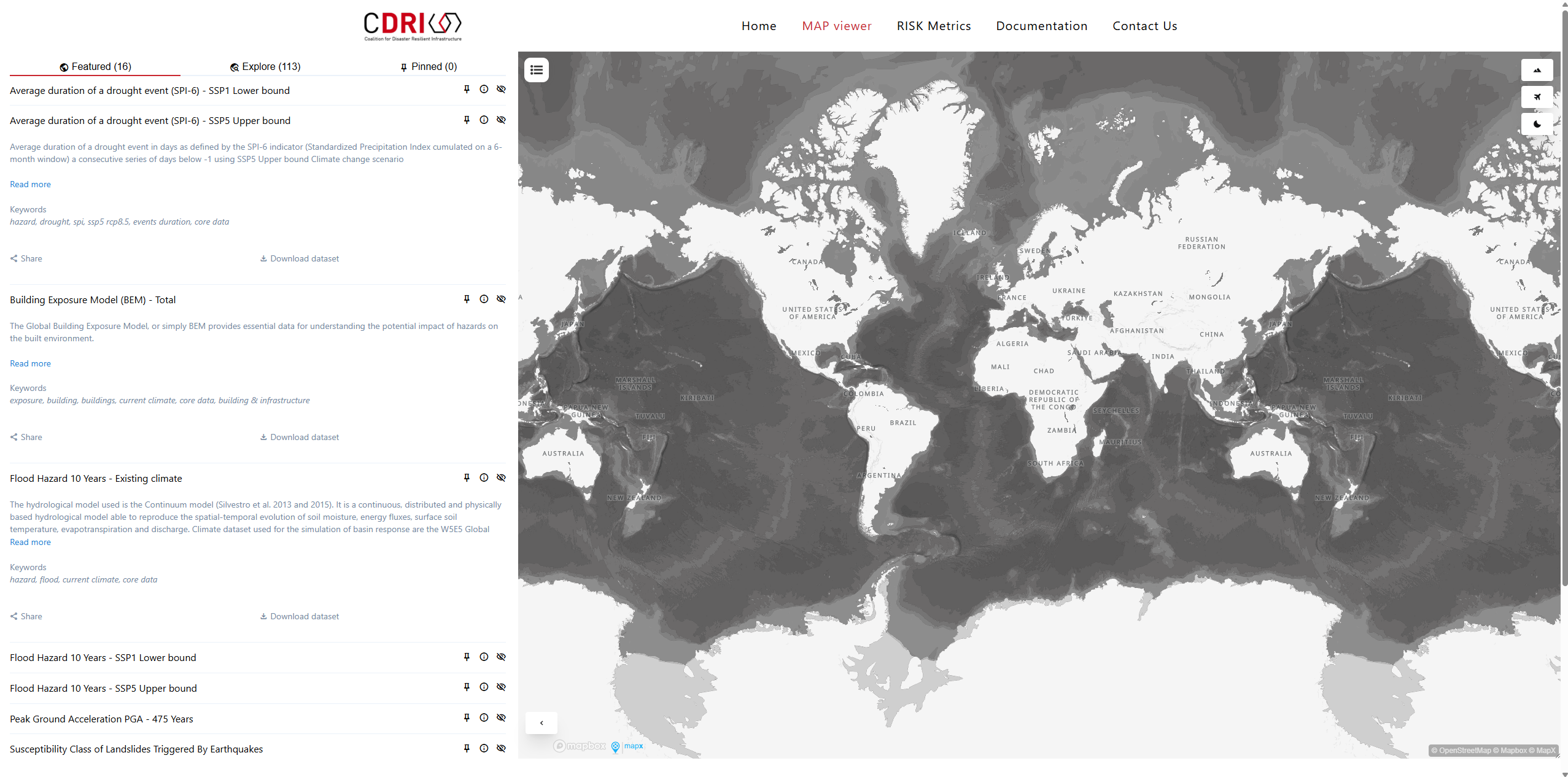 Global Infrastructure Risk Model and Resilience Index (GIRI)