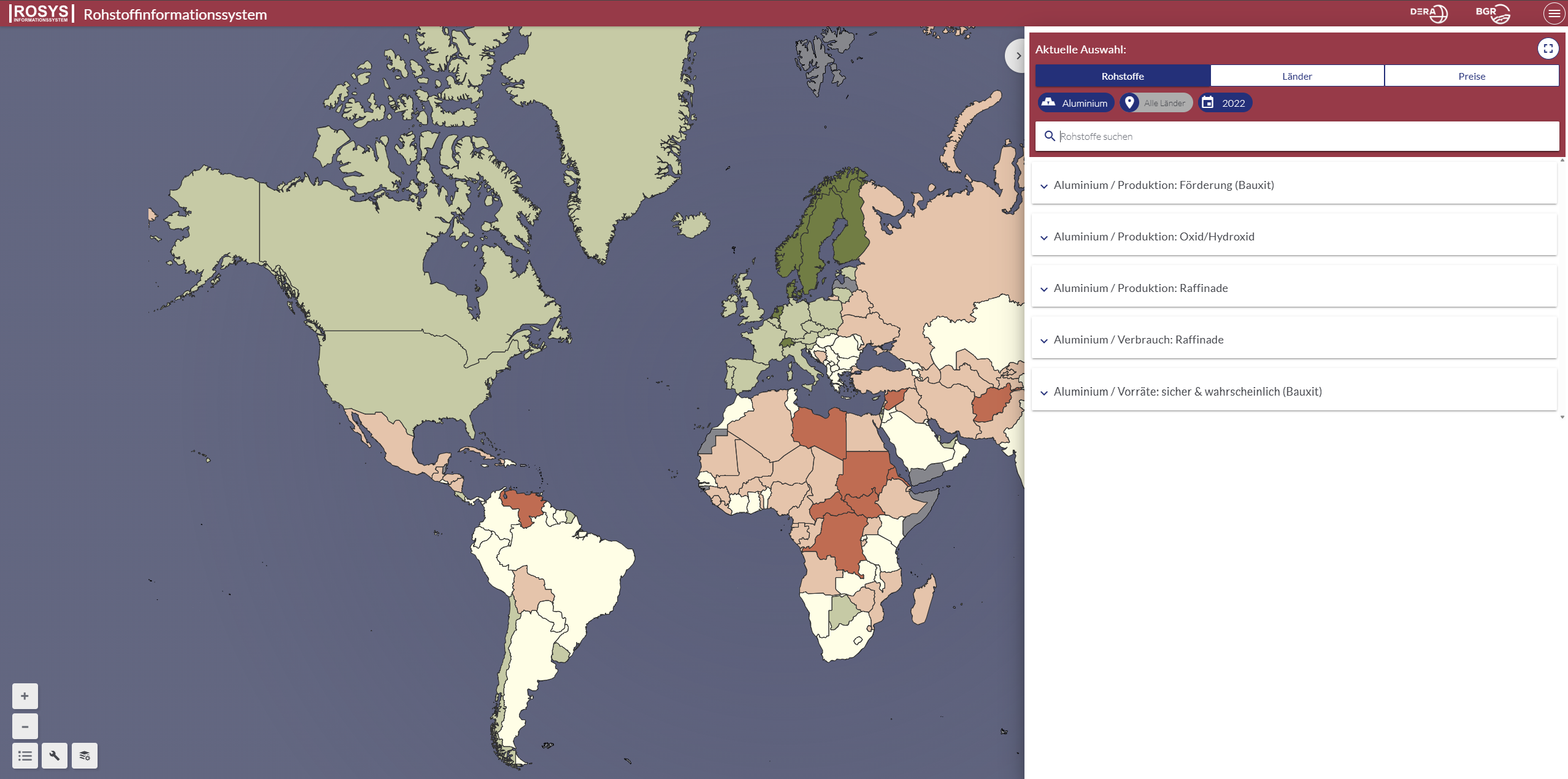 Rohstoffinformationssystem (ROSYS)