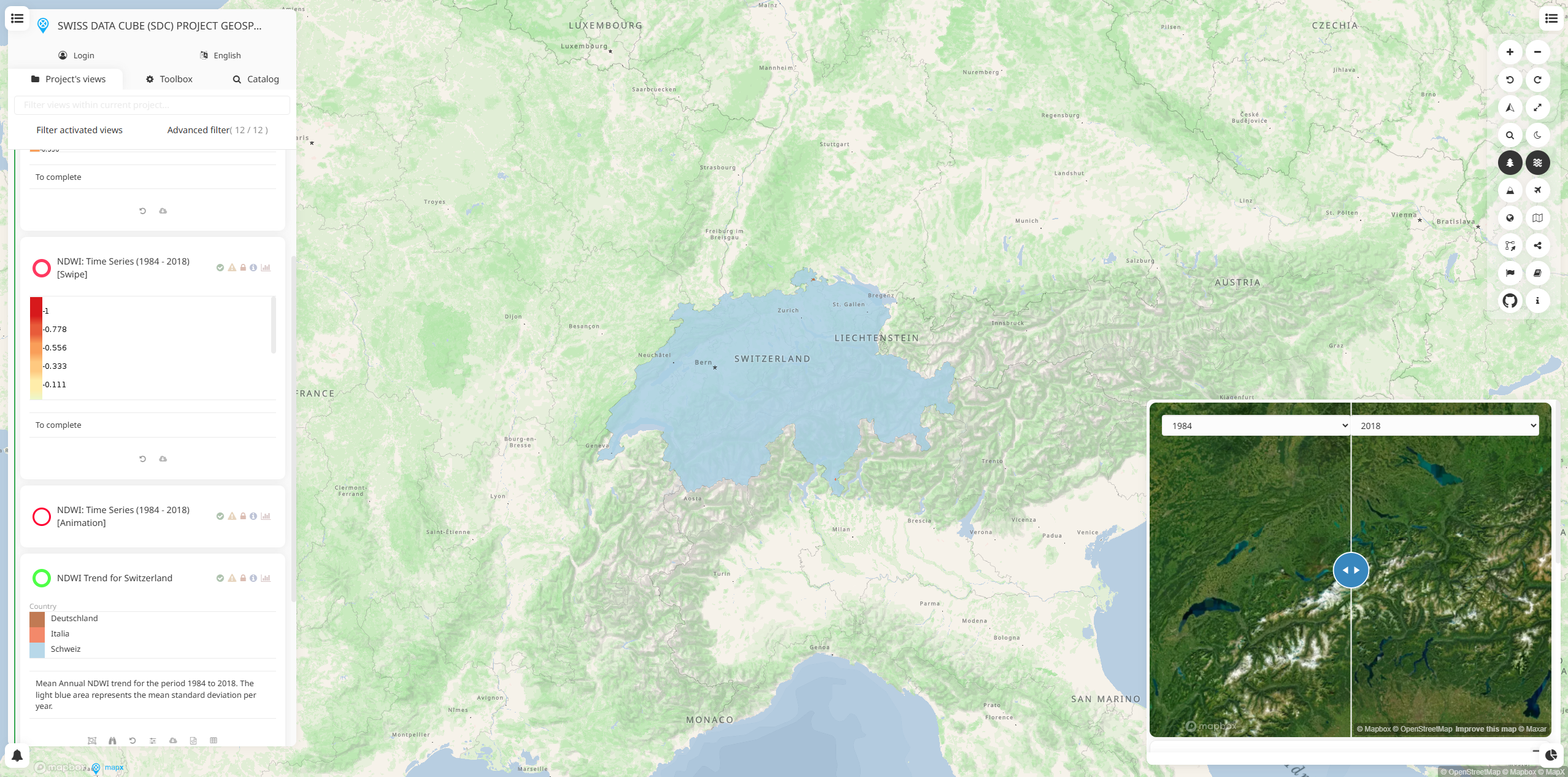 Swiss Data Cube