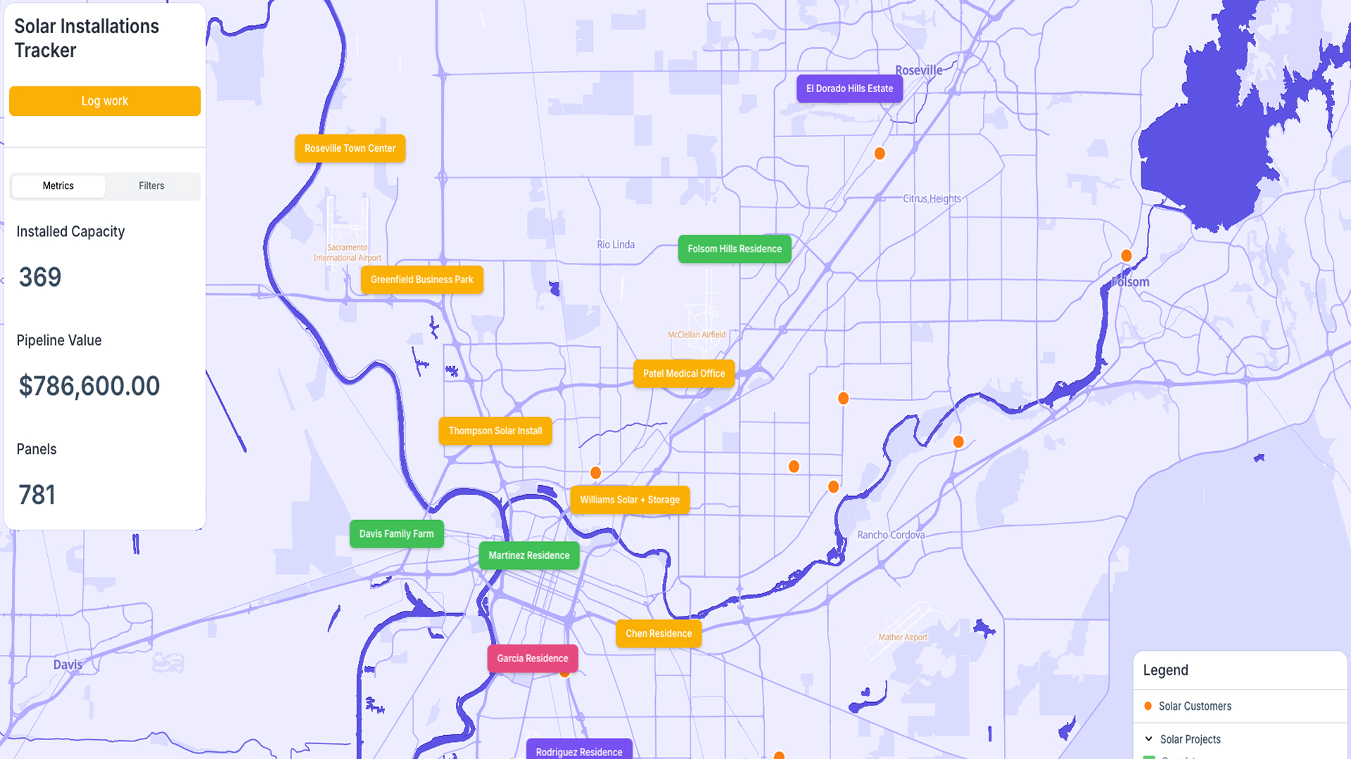 Solar Panel Installation Tracker