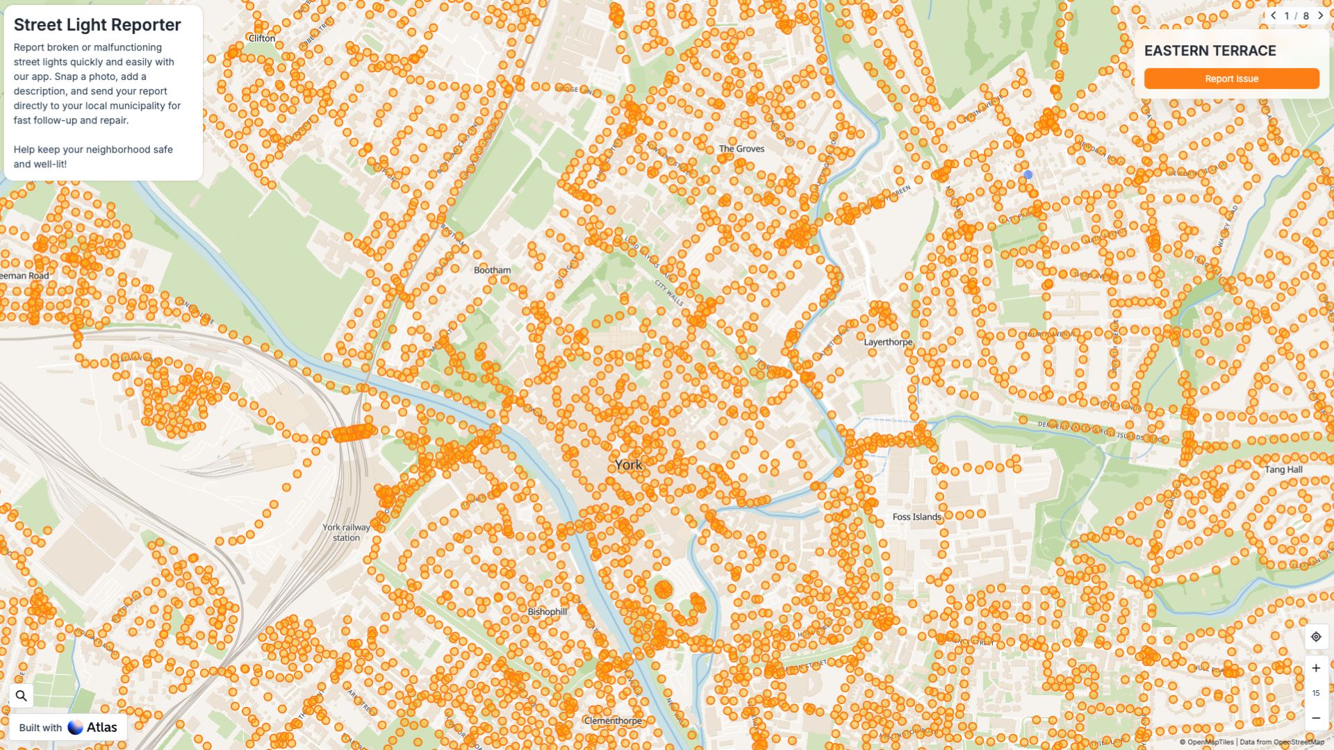 Street Light Reporter