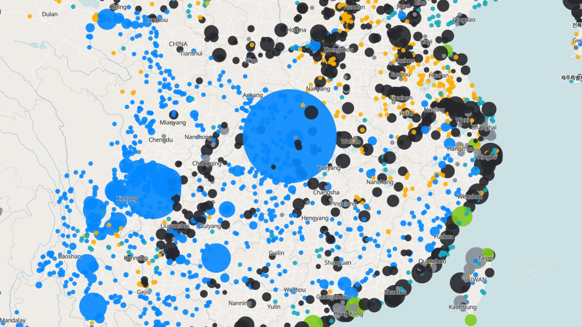 Cluster maps