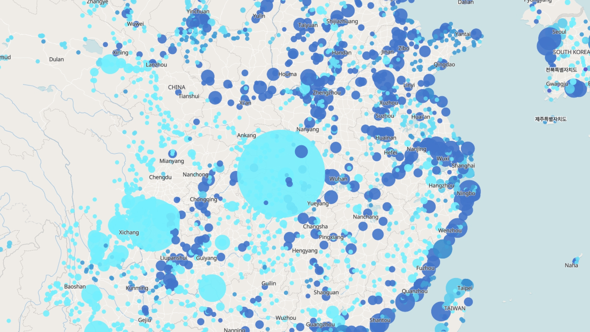 Cluster maps