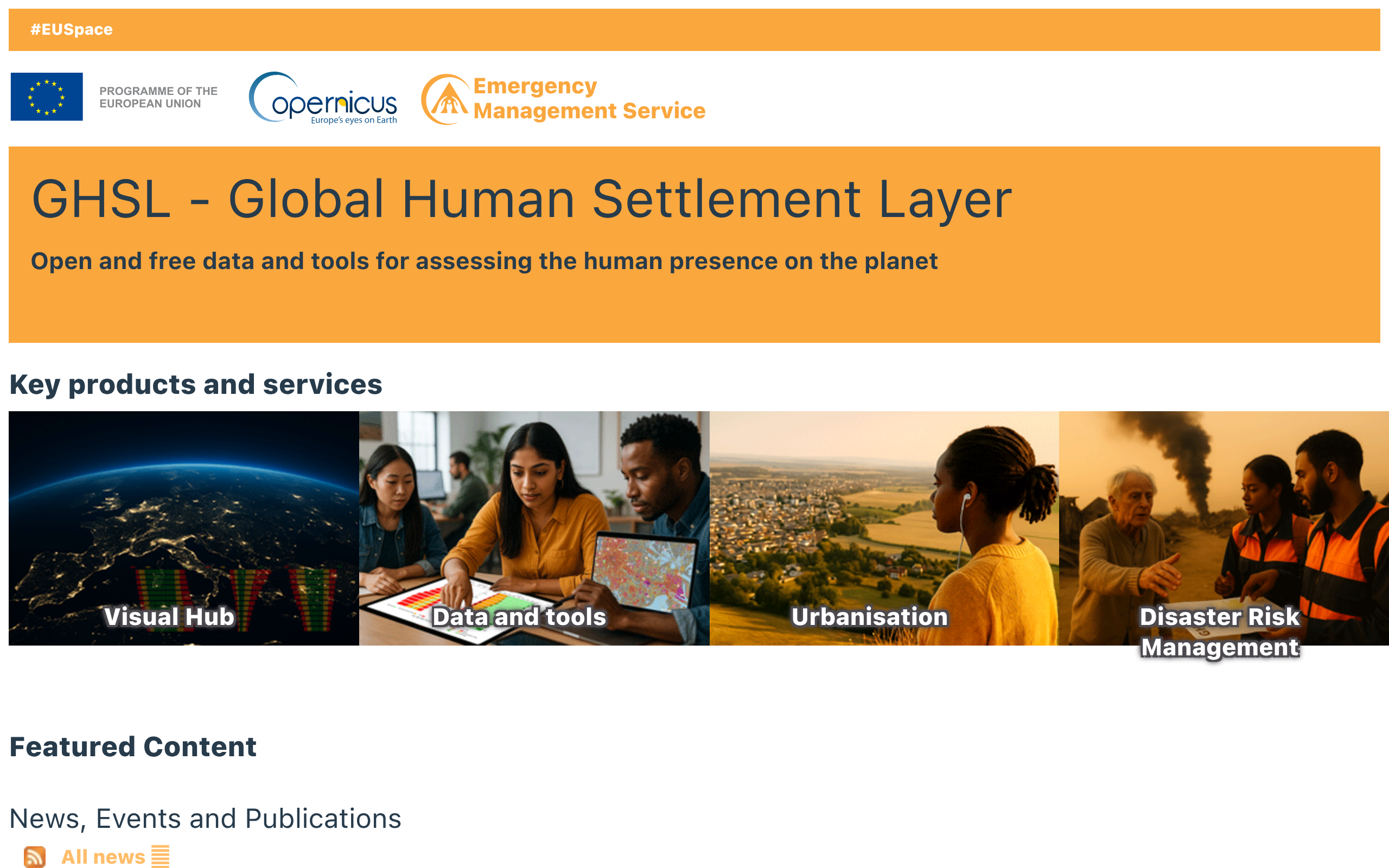 Global Human Settlement Layer (GHSL)