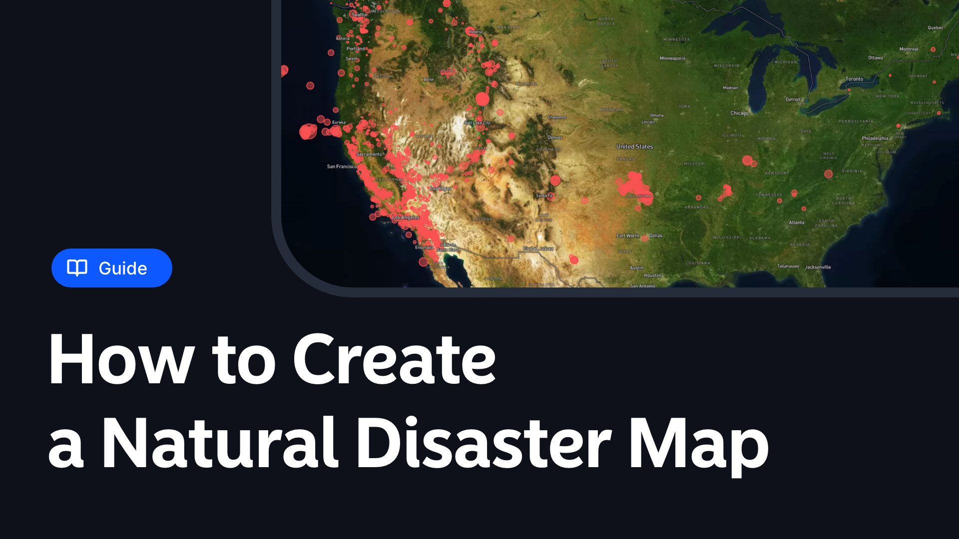How to Create a Natural Disaster Map