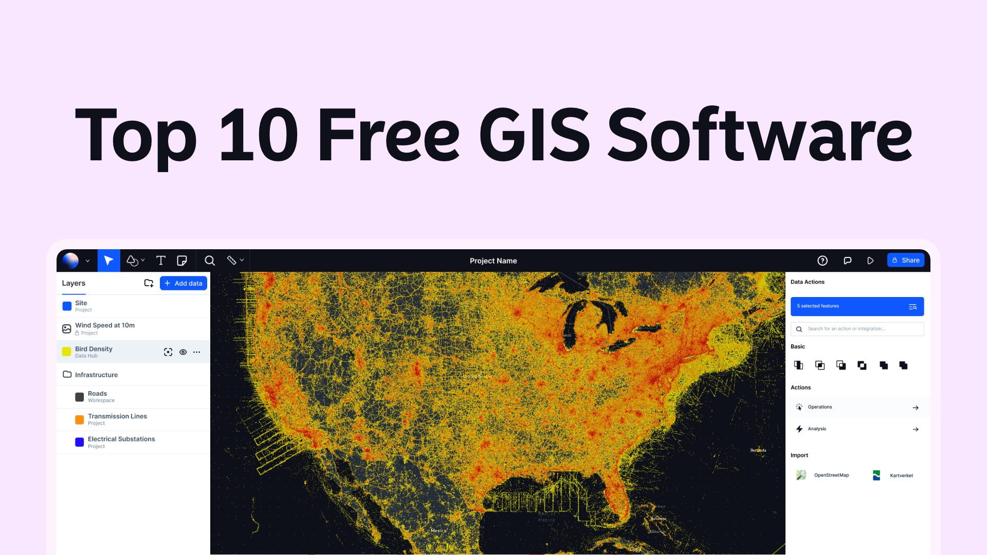 Top 10 Free GIS Software