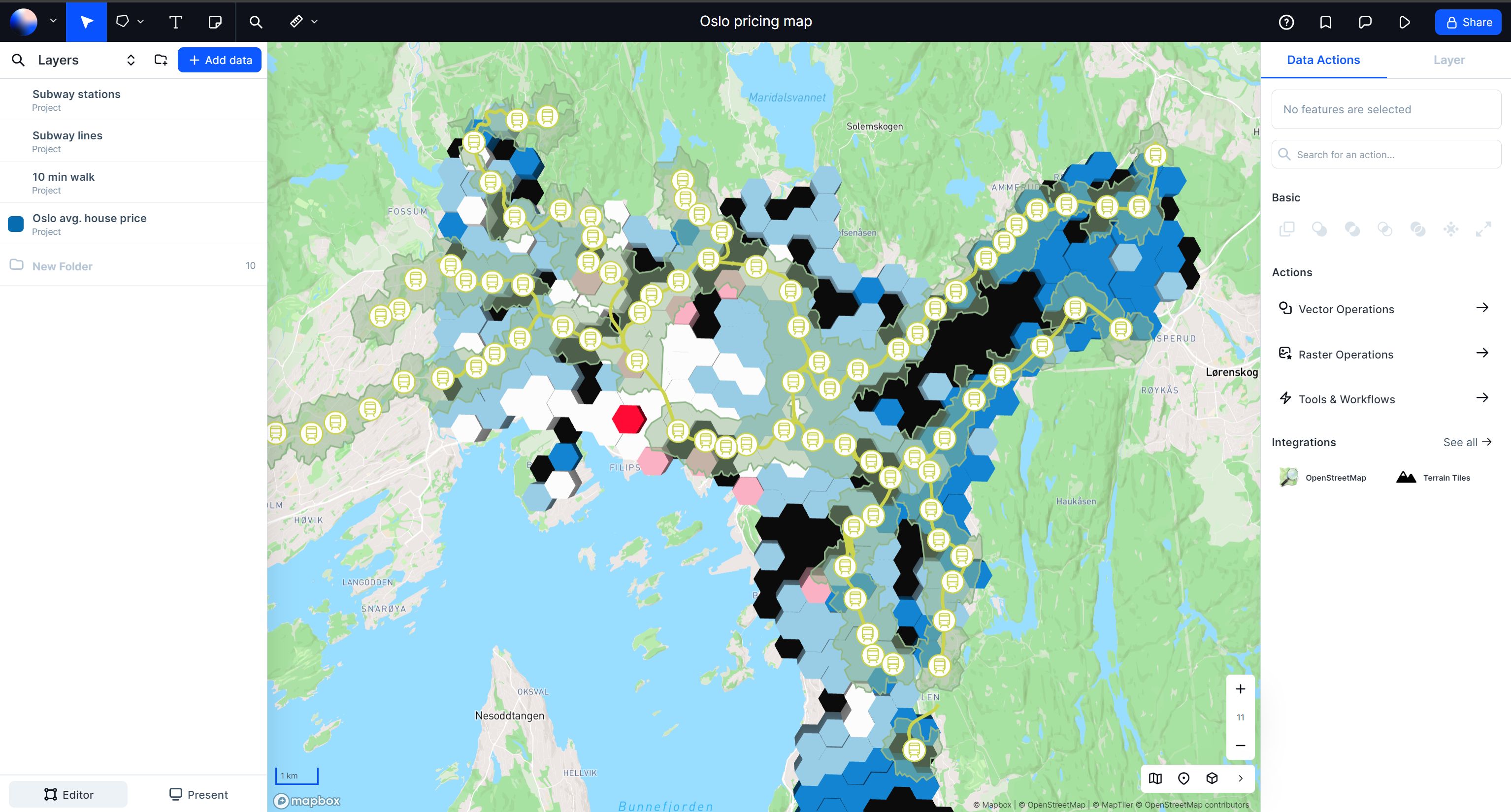 Catchment areas