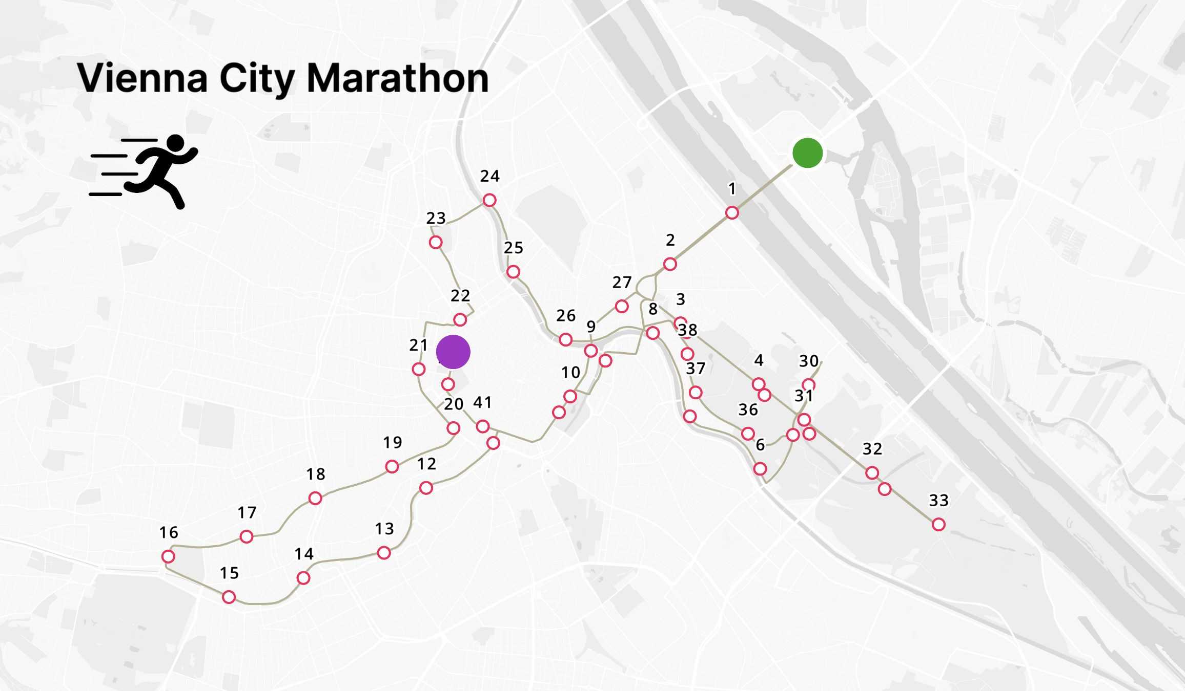 Marathon map